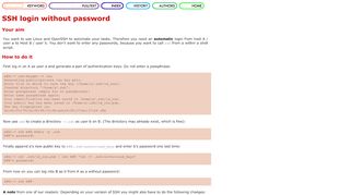 
                            9. SSH login without password - Linux Problem