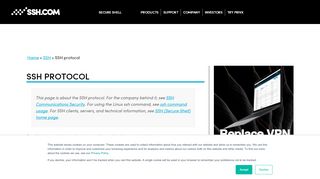 
                            1. SSH Protocol – Secure Remote Login and File ... - ssh.com
