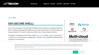 
                            5. SSH (Secure Shell) Home Page | SSH.COM