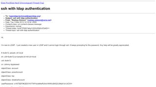 
                            6. ssh with ldap authentication - OpenLDAP, Main Page