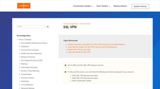 
                            2. SSL VPN - Confluence Mobile - Armor Knowledge Base