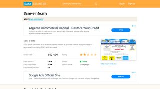
                            7. Ssm-einfo.my: SSM e-Info - Easy Counter