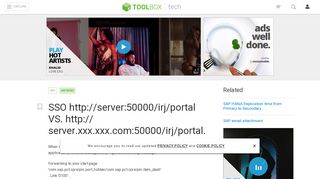 
                            1. SSO http://server:50000/irj/portal VS. http:// server.xxx.xxx ... - Toolbox