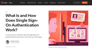 
                            8. SSO What Is and How Does Single Sign-On Authentication ... - Auth0