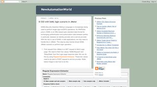 
                            4. SSO with SAML login scenario in JMeter - NewAutomationWorld