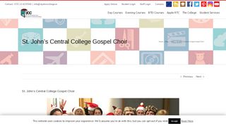 
                            3. St. John’s Central College Gospel Choir