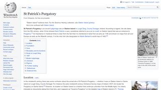 
                            9. St Patrick's Purgatory - Wikipedia