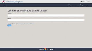 
                            9. St. Petersburg Sailing Center - Pinfire Club Manager - Login