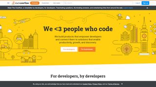 
                            1. Stack Overflow - Where Developers Learn, Share, & …