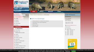 
                            2. Stadt Eberbach: Online-Kataloge