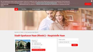 
                            5. Stadt-Sparkasse Haan (Rheinl.) - Hauptstelle Haan ...