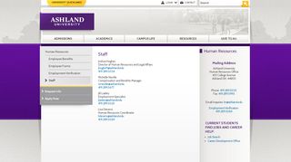 
                            9. Staff | Administration | Ashland University