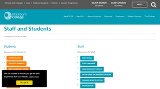 
                            1. Staff and Students | Blackburn College