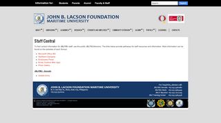 
                            3. Staff Central | JBLFMU - 70 Years of Excellence in Maritime Education ...