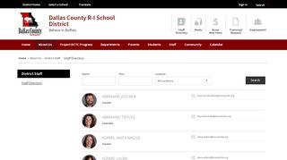 
                            6. Staff Directory - Dallas County R-I School District