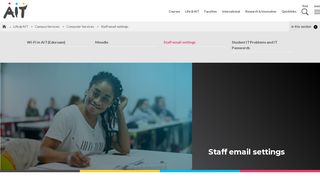 
                            5. Staff email settings | Athlone Institute of Technology