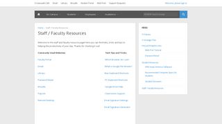 
                            1. Staff / Faculty Resources | Information Technology - My Jessup