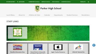 
                            6. Staff Links - Parker High School