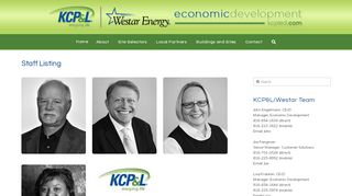 
                            8. Staff Listing – KCP&L Economic Development