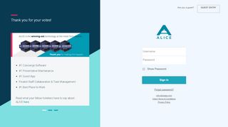 
                            4. staff login - ALICE App | Service on Demand Technology for ...