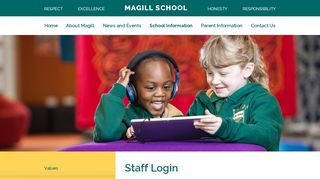 
                            7. Staff Login - Magill Primary School