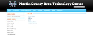 
                            7. Staff - Martin County Area Technology Center - Martin County Schools