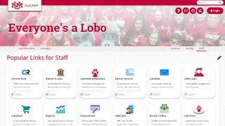 
                            7. Staff - myUNM - University of New Mexico