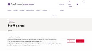 
                            6. Staff portal | Grant Thornton Australia