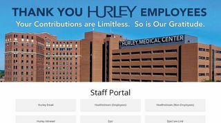 
                            3. Staff Portal - Hurley Medical Center