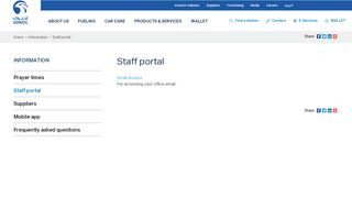 
                            6. Staff portal | Information - - ADNOC Distribution