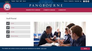 
                            3. Staff Portal - Pangbourne College
