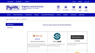 
                            7. Staff Portal / Staff Portal - Brighton Central School District