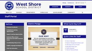 
                            6. Staff Portal - West Shore School District
