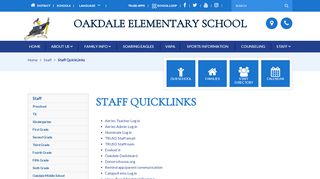 
                            9. Staff QuickLinks - Oakdale Elementary