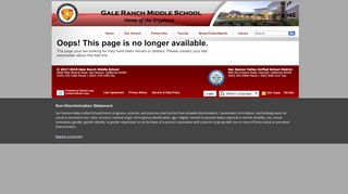 
                            5. Staff Resources - Gale Ranch Middle School