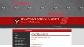 
                            8. Staff Resources - Sevastopol School District