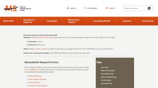 
                            5. Staff Self-Service Portal - National Multiple Sclerosis Society