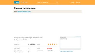
                            7. Staging.yanomo.com: Dialogue Configurator: Login ...