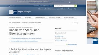 
                            7. Stahl- und Eisenerzeugnisse - IHK Region Stuttgart