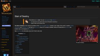 
                            3. Stair of Destiny - Wowpedia - Your wiki guide to the World of ...