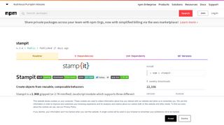 
                            2. stampit - npm