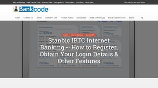 
                            10. Stanbic IBTC Internet Banking: How to Register & Get Your ...