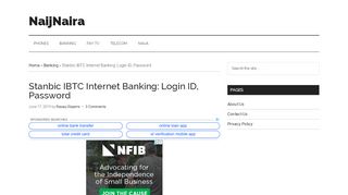 
                            5. Stanbic IBTC Internet Banking: Login ID, …