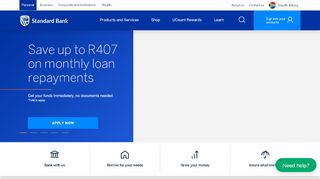 
                            2. Standard Bank: Personal banking