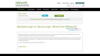 
                            2. Standard Login vs. Secure Login. What Is the Difference?