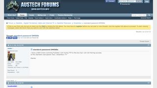 
                            1. standard password DM500s - austech.info