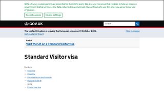 
                            4. Standard Visitor visa : Apply - GOV.UK