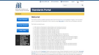 
                            2. Standards Portal - AABB