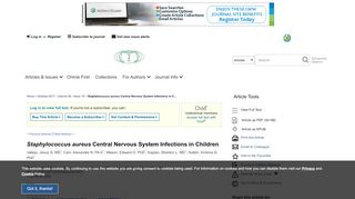 
                            2. Staphylococcus aureus Central Nervous System …