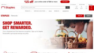 
                            11. Staples Rewards® - up to 5% back in rewards and free ...